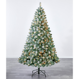 SNOWY OXFORD PINE: *PRELIT* 210CM CHRISTMAS TREE