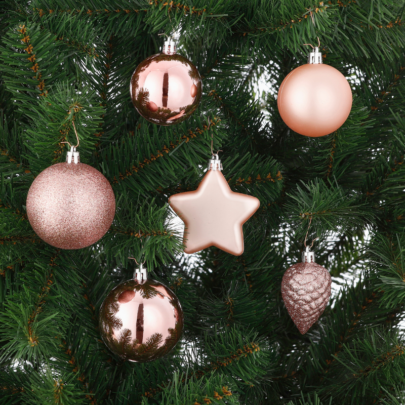 Tree Decoration Pack: Light Pink - 40 pieces