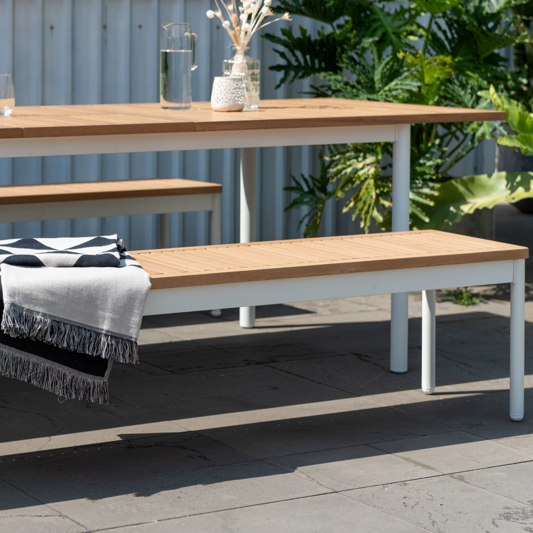 Bendigo Extendable Dining Set - White
