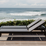 Portals Sun Lounger - Dark