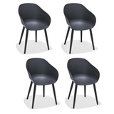 Set of 4: Antibes Carver Dining Chairs