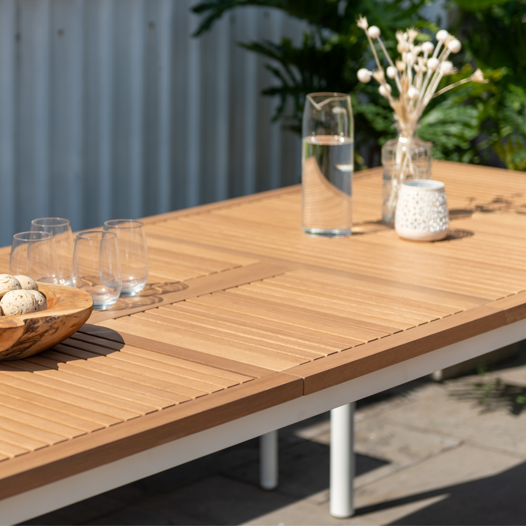 Bendigo Extendable Dining Set - White
