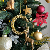 Gold Bells Wreath Tree Ornament