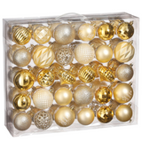 Tree Decorations : Gold - 60 pieces