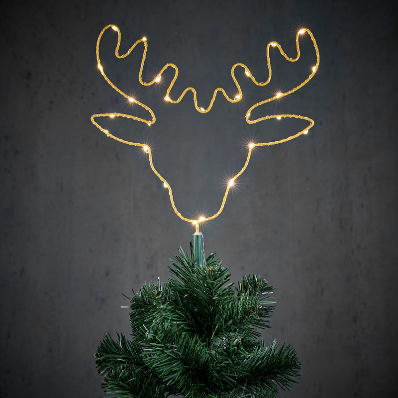Treetop Reindeer Light
