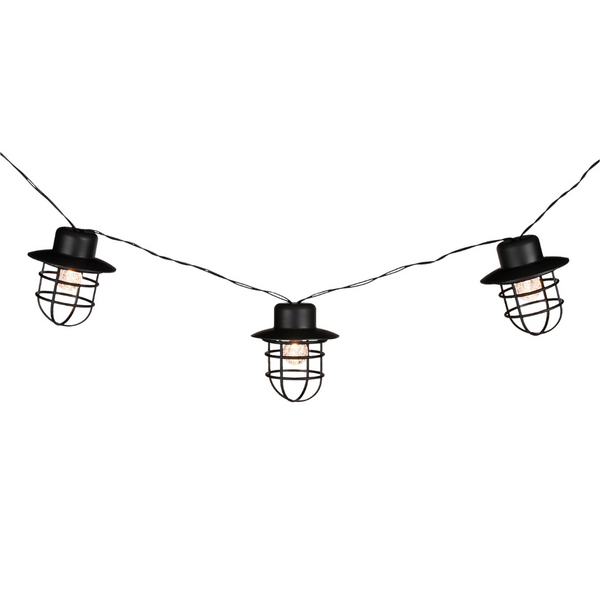 Solar Outdoor Party Lights: 1.8m