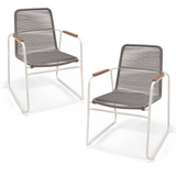 Set of 2: Wasabi Chairs - White