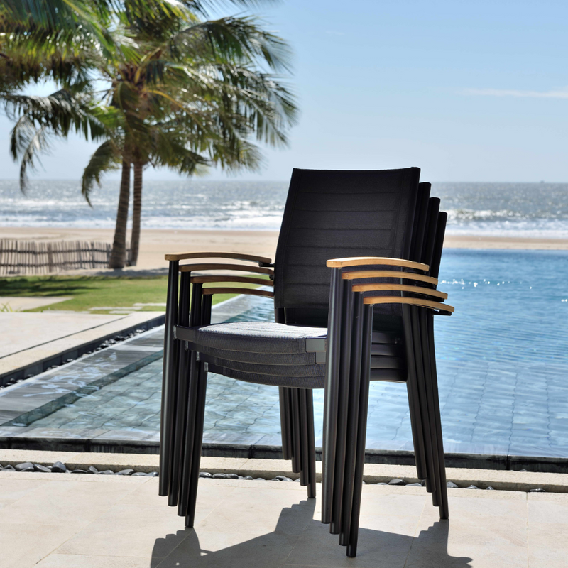Portals 6 Seater Dining Set - Dark