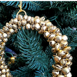 Gold Bells Wreath Tree Ornament