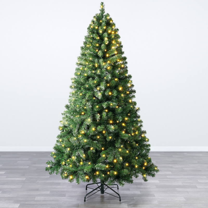 OXFORD PINE: *PRELIT* 210CM CHRISTMAS TREE