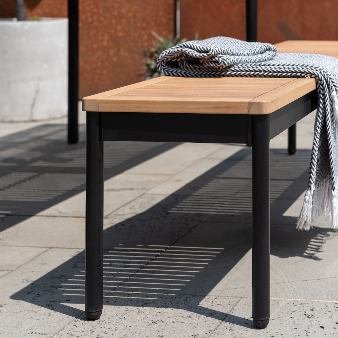Bendigo Extendable Outdoor Dining Set - Black
