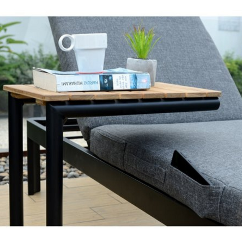 Portals Sun Lounger - Dark