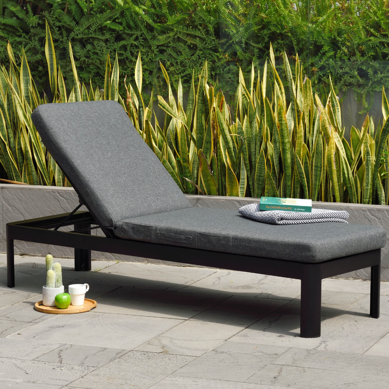 Portals Sun Lounger - Dark